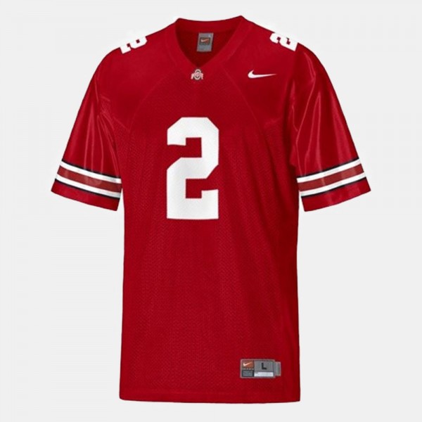 Ohio State Buckeyes Cris Carter Men's #2 Red College Football Jersey 2404XVUC2